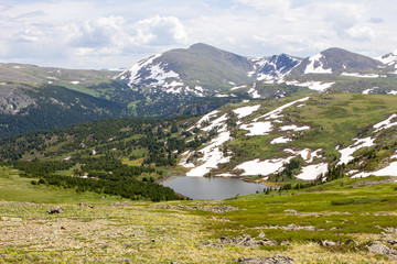 Highland lake n the mountains