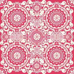vector seamless floral pattern background
