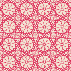 vector seamless floral pattern background