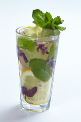 summer lemonade isolated