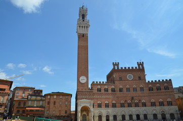 Obraz premium palazzo pubblico à sienne