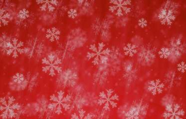 Merry christmas snow red background