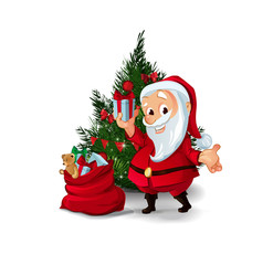 Collection of Santa Claus characters