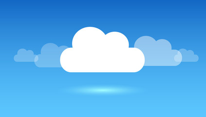 connessione, cloud, internet, nuvola