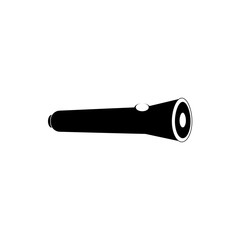Spyglass icon in simple style isolated on white background. Watch symbol vector illustration