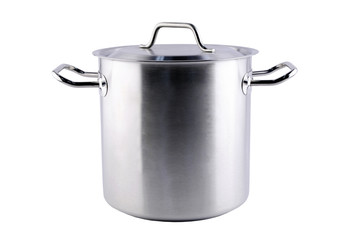 big pan metal pot cooker