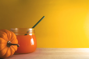 pumpkin and orange juice