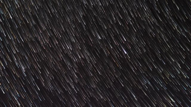 star trails time-lapse of the night sky in 1080p