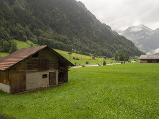 Fototapeta na wymiar paisajes Suizos de vuelta a Interlaken desde Männlichen OLYMPUS DIGITAL CAMERA