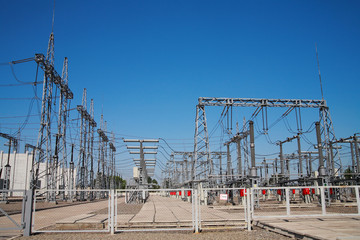 High-voltage station