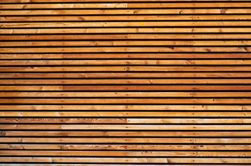 Wooden House Wall Architectural Feature Using Natural Materials