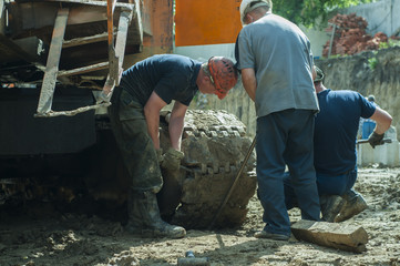 Repair of the tractor