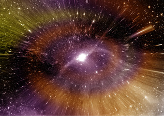 Fototapeta premium galaxy in a free space