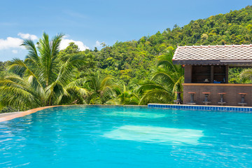Paradise Farm Park swimming pool at Samui Thailand