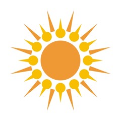 Sun vector design