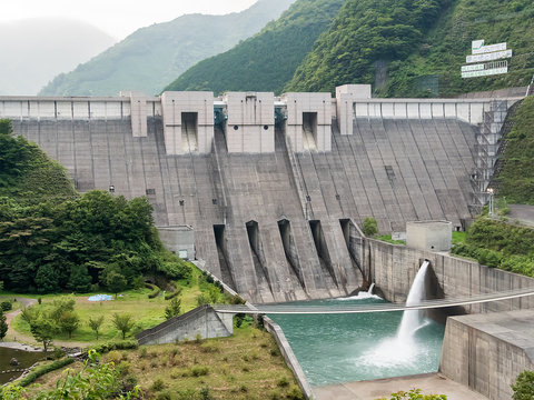 Nagashima Dam in Shizuoka, Japan (静岡県 長島ダム)