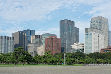 Fototapeta na wymiar Tokyo Marunouchi Office District