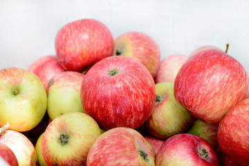 Many red apples