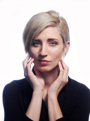 Fototapeta premium Blond woman posing