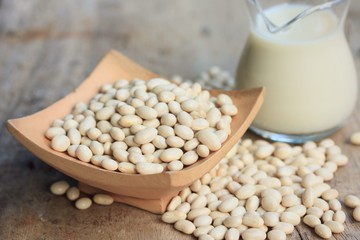 white kidney bean with soy milk