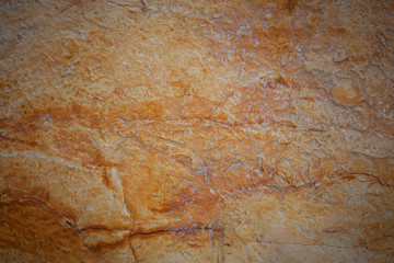 Stone surface of orange color