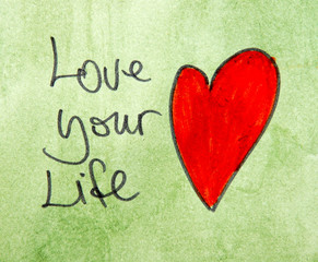 love your life text