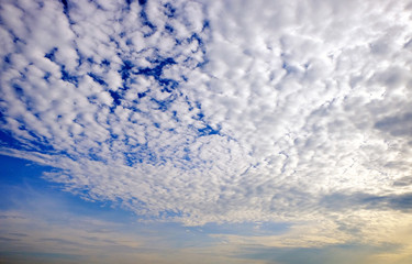Naklejka na ściany i meble blue sky clouds