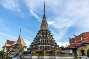 Fototapeta premium Wat Po is a Buddhist temple complex in the Phra Nakhon District,