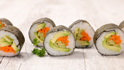 assorted sushi