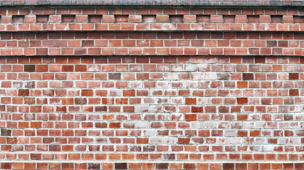 Brick wall panorama