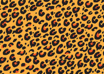 Leopard texture abstract background.