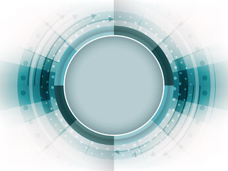 Abstract background with stripe for your text. Vector illustration with circular pattern.