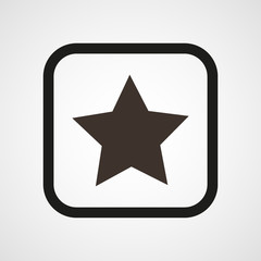 Star Icon Flat Simple Vector illustration Isolated