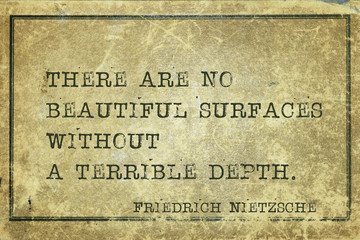 terrible depth Nietzsche