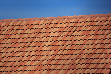 orange roof tile