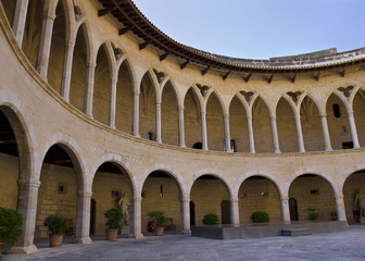 Fototapeta na wymiar Castle Bellver. Palma de Mallorca.