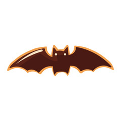 Halloween bat vector.