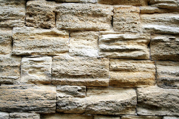 Wall made of stone