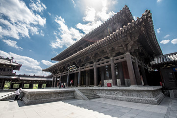 Fototapeta premium Yungang caves, Datong, China