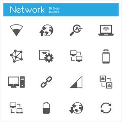 Network icons set