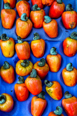 Fresh Cashew Fruit at the Market