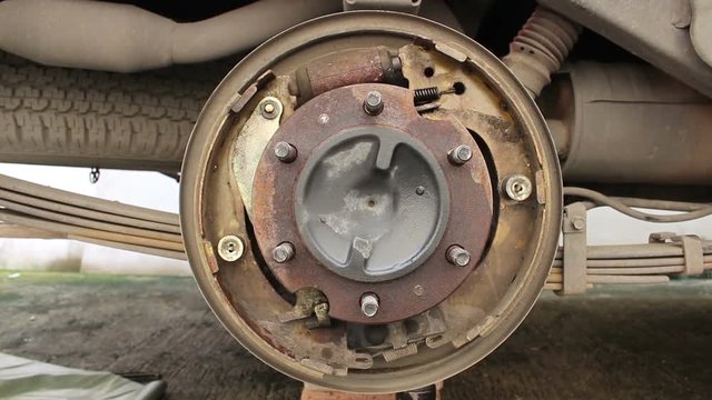 Car drum break system