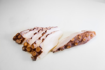 sashimi octapus slices