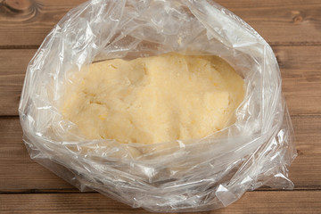 Raw Shortcrust Pastry. Cooking Process Of Pie Or Cake. Preparati