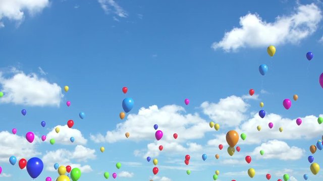 Hundreds of Balloons, 3D Rendering