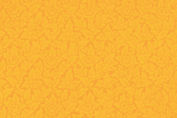 Thai pattern golden color for background