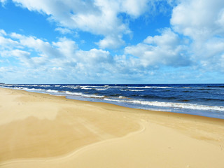 Fototapeta na wymiar Baltic sea landscape view.