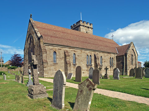 St. Margaret's Parish Church in the village of Aislaby near Whitby, North Yorkshire, England
