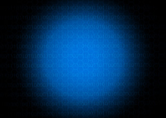Abstract digital technology on dark blue background vector illustration