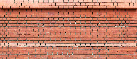 Brick wall panorama